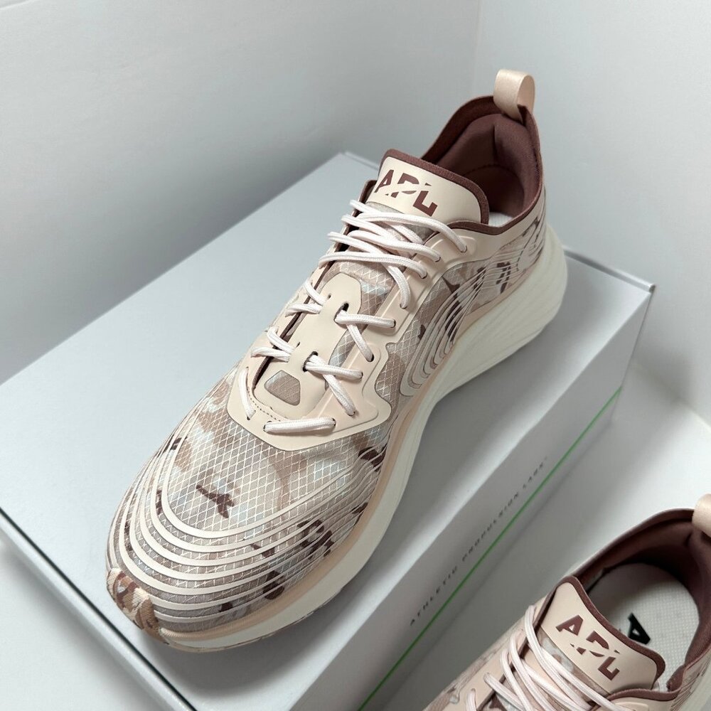 APL Streamline Men’s Sneakers 10 Creme Beachwood Camo Running Shoes NIB 🏃♂️✨ - Picture 10 of 12